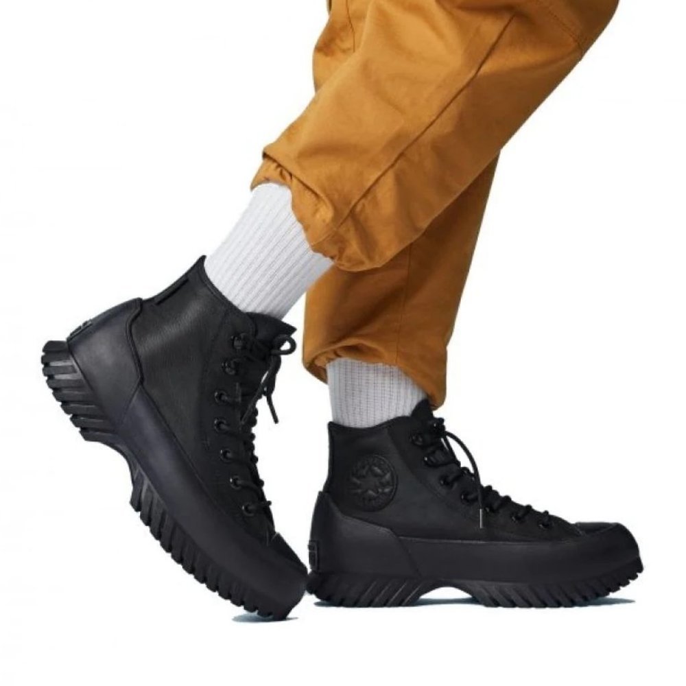 Converse Cold Fusion Leather Lugged Winter 2.0 High Top Sneaker Boots Waterproof